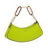 Fendi "O' Lock Swing" Luxurious Calf Leather Shoulder Bag