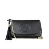 Gucci "Soho Disco" GG Chain Crossbody Bag in Calf Leather