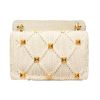 Valentino Garavani "Roman Stud" Knit Cashmere Shoulder Bag