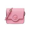 Versace "La Medusa" Crossbody Bag in Pebbled Calf Leather