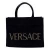 Versace “Studded Logo” Mini Tote Bag in Super Strong Canvas