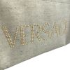 Versace “Studded Logo” Mini Tote Bag in Super Strong Canvas