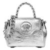 Versace “La Medusa” Mini Handbag in Posh Metallic Calf Leather